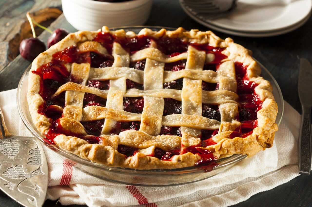 Delicious looking Homemade Cherry Pie.